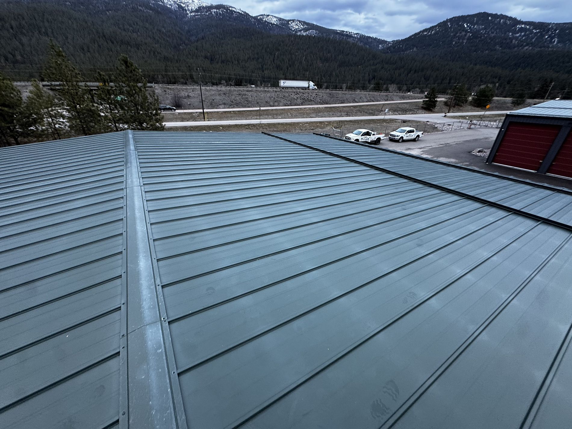 Yellowstone Roofing standing-seam metal roof project